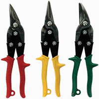 Tin Snips.. left, center and right cutting.