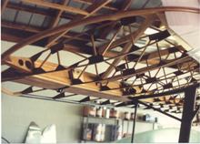 Another shot of cabane. View of wing structure too.