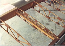 Compression strut next to bow.