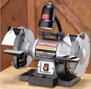 Bench grinder.